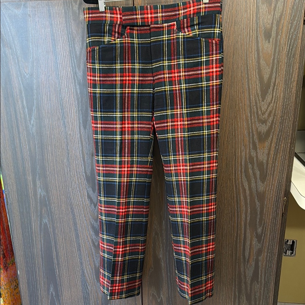 Vintage Men’s Wool Plaid Trousers/Pants Excellent Condition, 34/30